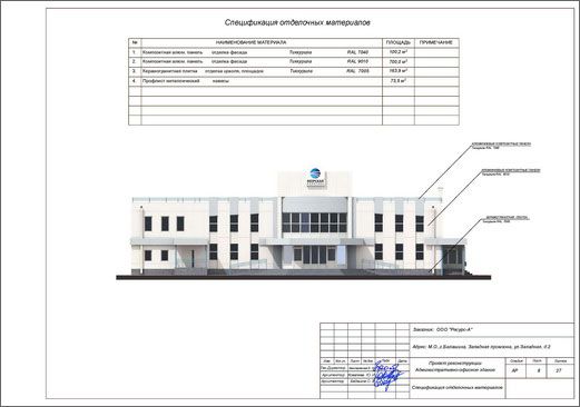 фасад офисного здания